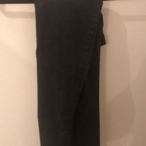 Black stretch jean pants